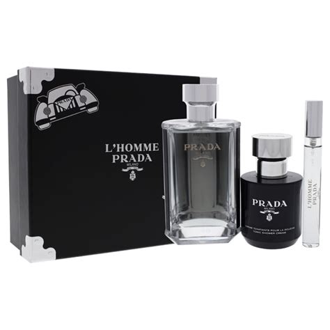 prada aftershave gift set|Prada l'homme gift set.